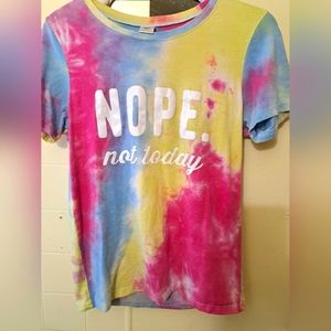 Tie dye graphic tee-shirt